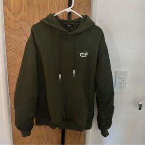 Five CM Olive Green Hoodie sweater size medium